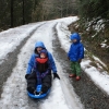 Sledding at Deer Creek