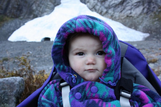 Autumn hanging out at the Big Four Ice Caves