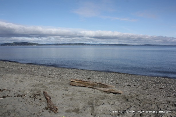 Views of Bainbridge Island from Alki Beach