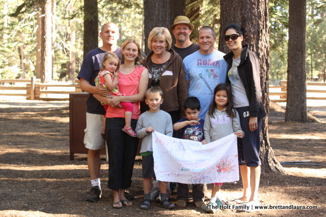 The Holt Family Campout at Lake Tahoe