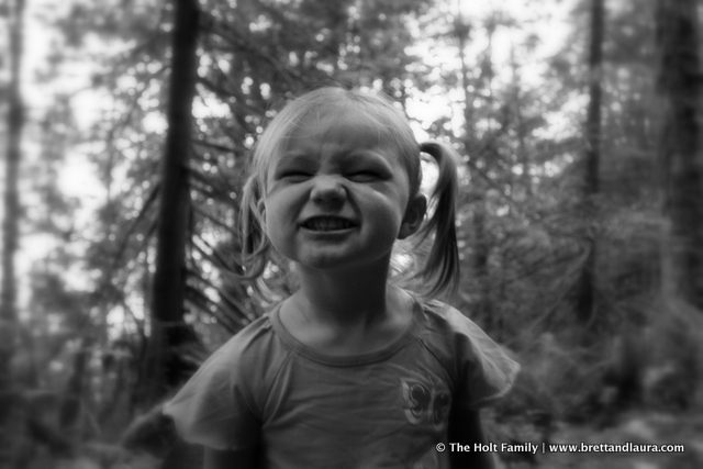 Hiking smile