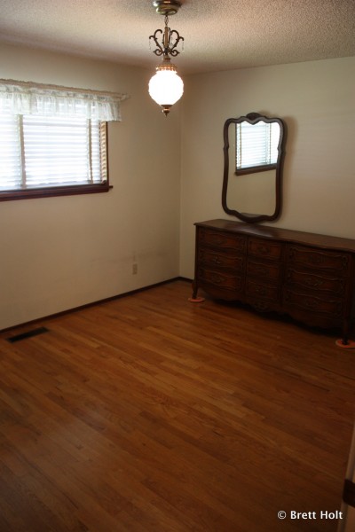 Room. We'll refinish the hardwood floor.