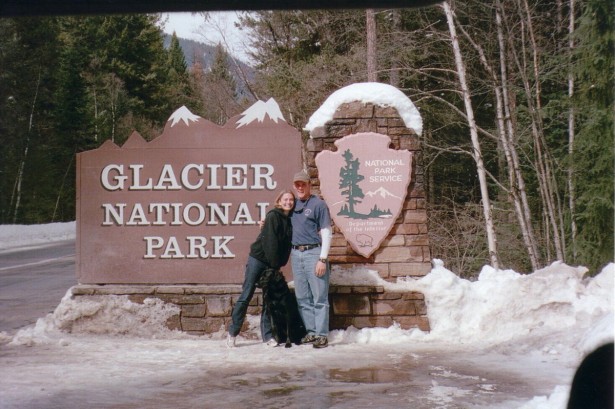 Brett and Laura's First Trip to Glacier National Park (2002)