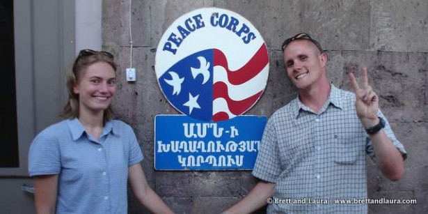 Brett and Laura Holt in the Peace Corps (Armenia)